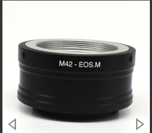 Περισσότερες πληροφορίες για "Leinox M42 Mount Lens To Canon EOS M EF-M Mirrorless Camera Adapter"