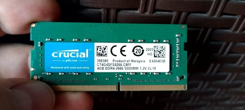 Περισσότερες πληροφορίες για "Crucial ddr4 4gb 2666"