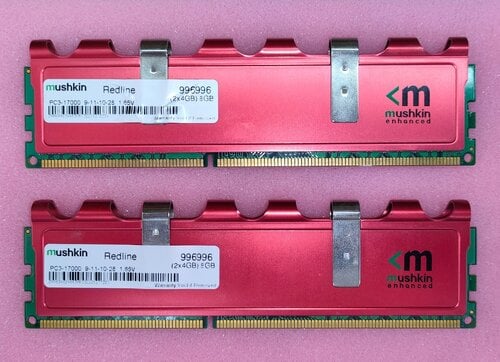 Περισσότερες πληροφορίες για "Mushkin Redline 2x4GB Dual Channel Kit DDR3 2133MHz"