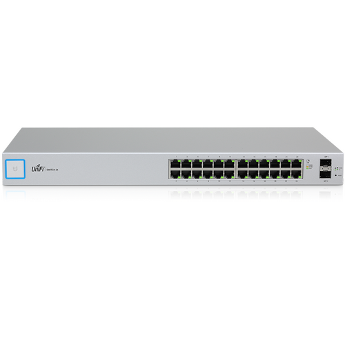 Περισσότερες πληροφορίες για "Unifi Switch 24 PoE (250W)"