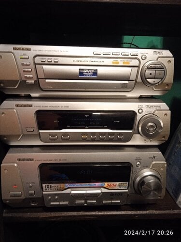 Περισσότερες πληροφορίες για "Τechnics 5 DVD/CD Changer,Tuner/Amplifier και Sound Processor,90 ευρώ"