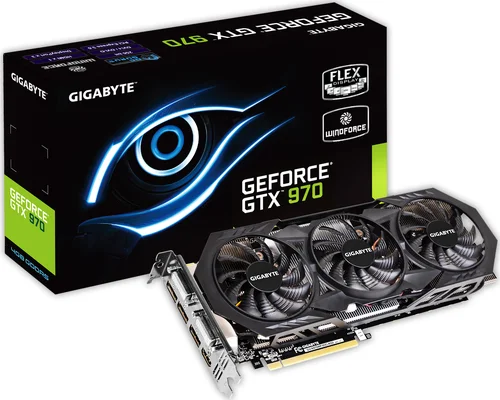 Περισσότερες πληροφορίες για "Gigabyte GeForce GTX970 4GB WINDFORCE"