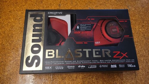 Περισσότερες πληροφορίες για "Creative Labs Sound Blaster Zx"