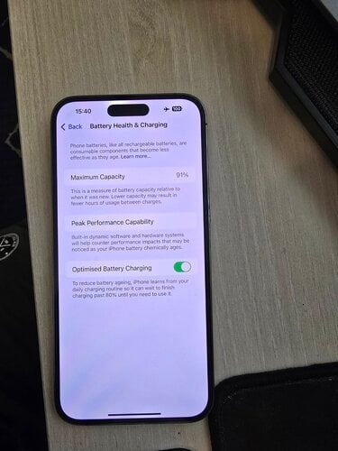 Περισσότερες πληροφορίες για "Apple iPhone 14 Pro Max (Μωβ/256 GB) 91% BATTERY HEALTH"
