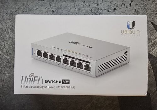 Περισσότερες πληροφορίες για "Unifi Switch 8-port 60W POE - Brand New - Boxed"