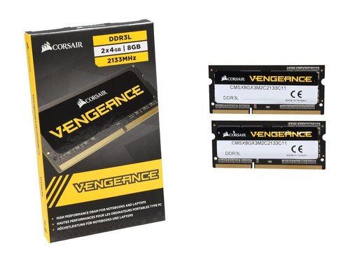 Περισσότερες πληροφορίες για "DDR3/DDR3L modules SODIMM / 2x Corsair Vengeance DDR3L - 2133MHz 4GB"