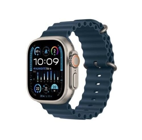 Περισσότερες πληροφορίες για "Apple Watch (Ultra 2) 2023 GPS + Cellular 49mm - Τιτάνιο Γκρι - Ocean Blue band + Green Band"