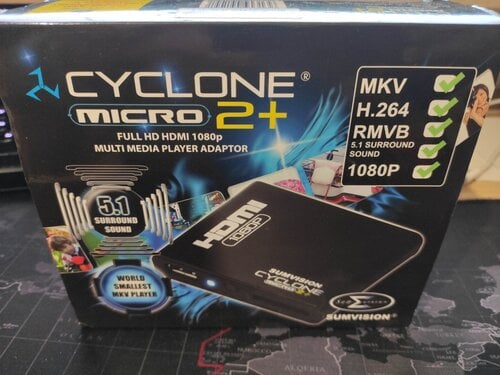 Περισσότερες πληροφορίες για "CYCLONE MICRO 2+ FULL HD 1080P MULTI MEDIA PLAYER ADAPTOR BY SUMVISION"