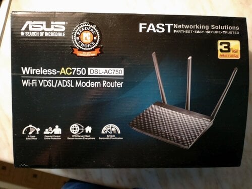 Περισσότερες πληροφορίες για "Asus Wireless-AC750 Wi-Fi VDSL/ADSL Modem Router"