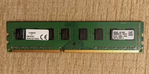 Περισσότερες πληροφορίες για "kingston ram 4GB DDR3 1333MHz"