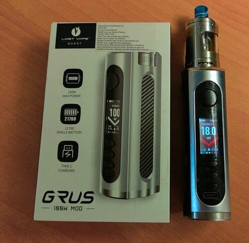 Περισσότερες πληροφορίες για "Μode Lost Vape Grus 100w Mod+ 2 Ατμοποίητες Innokin Zlide 4ml(2 τεμ ενας καινούριος σε ασημή και ενα"