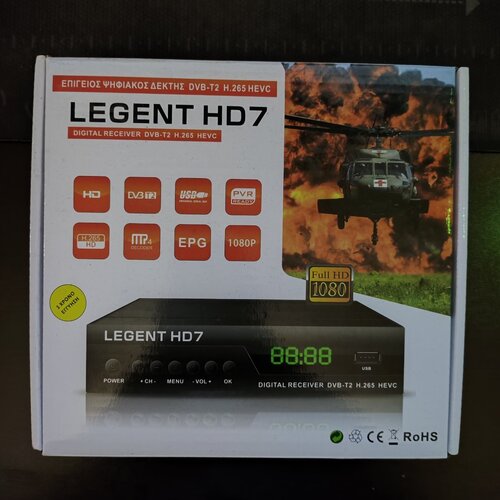 Περισσότερες πληροφορίες για "Legent HD7 DIGITAL RECEIVER DVB-T2"