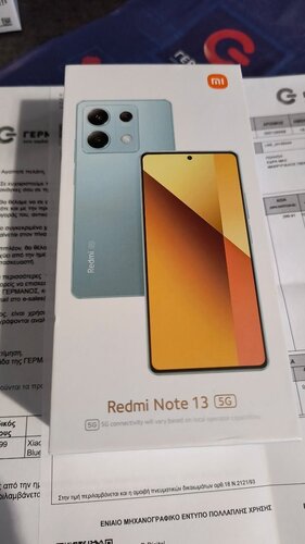 Περισσότερες πληροφορίες για "Xiaomi Redmi Note 13 5G (Ελαφρύ Μπλε/128 GB)"