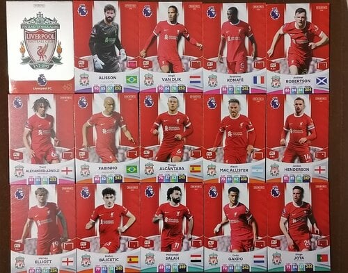 Περισσότερες πληροφορίες για "Liverpool Panini Premier League 24"