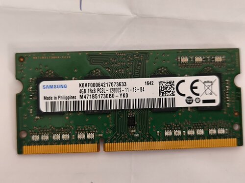 Περισσότερες πληροφορίες για "Samsung (Lenovo) sodimm  4GB DDR3 RAM με Ταχύτητα 1600 για Laptop"