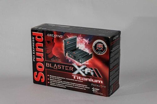 Περισσότερες πληροφορίες για "CREATIVE SOUND BLASTER X-FI TITANIUM FATAL1TY CHAMPION SERIES"