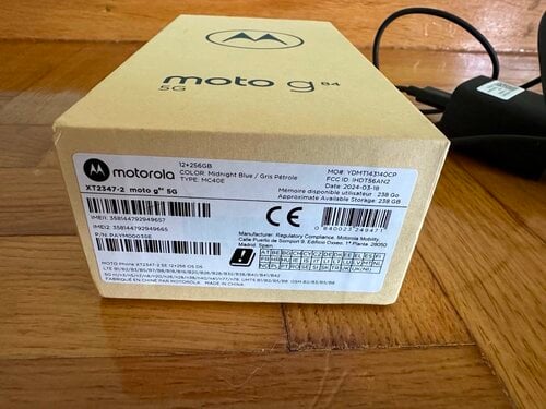 Περισσότερες πληροφορίες για "Motorola Moto G G84 (Μπλε/256 GB)"