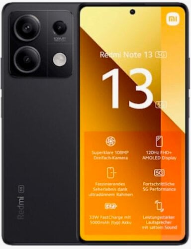 Περισσότερες πληροφορίες για "Xiaomi Redmi Note 13 5G 8gb/256Gb Black"