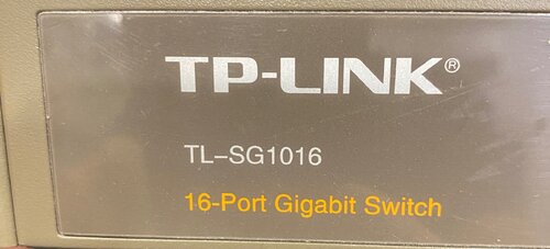 Περισσότερες πληροφορίες για "Πωλείται switch TP-LINK TL-SG1016"