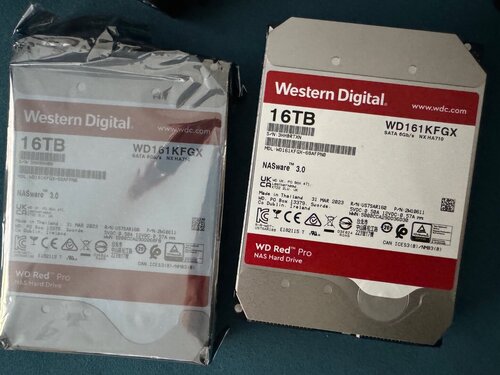 Περισσότερες πληροφορίες για "2x Western Digital WD Red Pro 16TB"