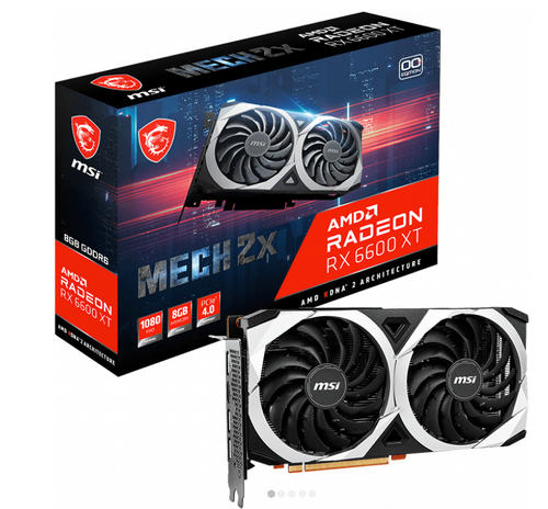 Περισσότερες πληροφορίες για "MSI Radeon RX 6600 XT MECH 2X 8G OC"