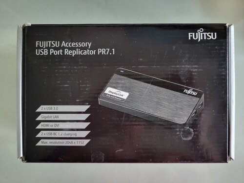 Περισσότερες πληροφορίες για "Fujitsu USB Port Replicator PR07.1"