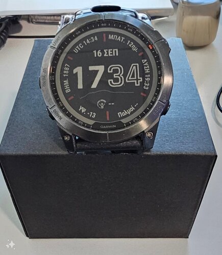 Περισσότερες πληροφορίες για "Garmin fēnix 7X Solar Edition (51mm/Μαύρο/Ανοξείδωτο ατσάλι)"