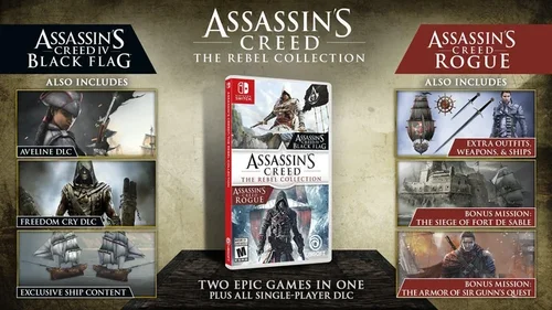 Περισσότερες πληροφορίες για "Assassin's Creed : The Rebel Collection (Nintendo Switch)"