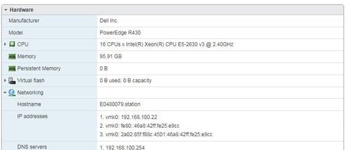 Περισσότερες πληροφορίες για "DELL PowerEdge R430"