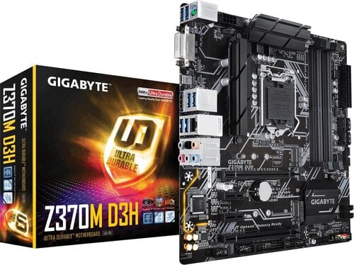 Περισσότερες πληροφορίες για "GIGABYTE Z370M D3H (8/9 GEN)"