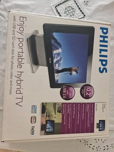 Περισσότερες πληροφορίες για "PHILIPS PVD 1079 LCD PORTABLE HYBRID TV (ΥΒΡΙΔΙΚΗ ΤΗΛΕΟΡΑΣΗ )"