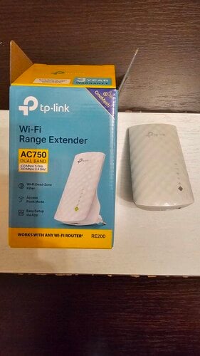 Περισσότερες πληροφορίες για "TP-LINK RE200 v5 Mesh WiFi Extender Dual Band (2.4 & 5GHz)"