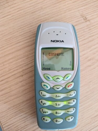 Περισσότερες πληροφορίες για "Nokia 3410(2002) σε άριστη κατάσταση με νέα μπαταρία+φορτιστή"