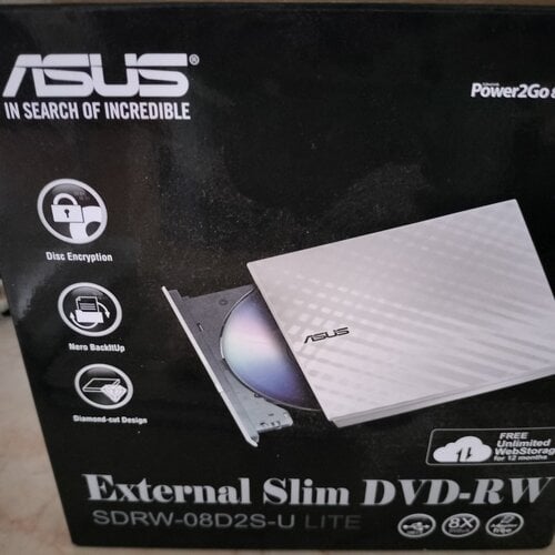 Περισσότερες πληροφορίες για "Asus slim DVD-RW"