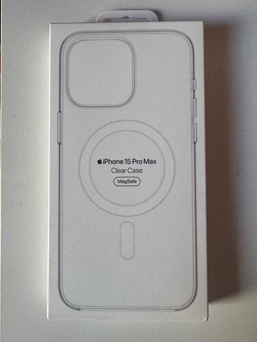 Περισσότερες πληροφορίες για "iPhone 15 Pro Max Clear Case with MagSafe"