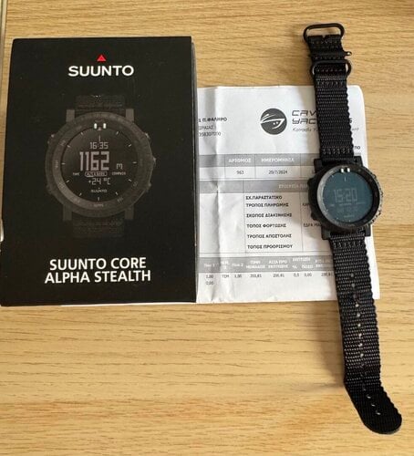 Περισσότερες πληροφορίες για "SUUNTO CORE ALPHA STEALTH"