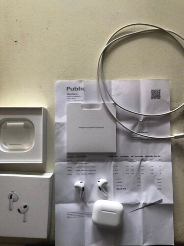 Περισσότερες πληροφορίες για "Apple AirPods (3rd generation) (Άσπρο) MagSafe"