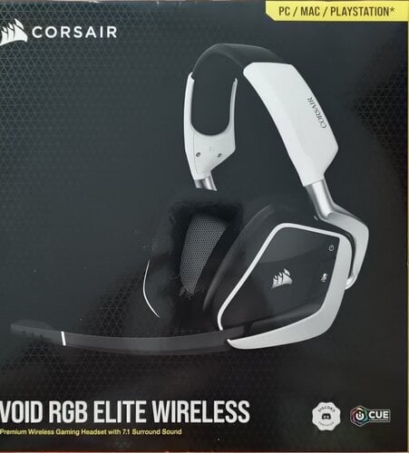 Περισσότερες πληροφορίες για "Corsair VOID RGB ELITE Wireless (Μαύρο/Ασύρματα)"