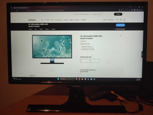 Περισσότερες πληροφορίες για "Samsung s24e390 24" LED monitor"