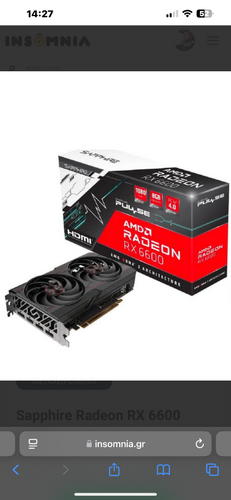 Περισσότερες πληροφορίες για "Sapphire Radeon RX 6600"