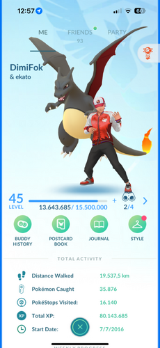 Περισσότερες πληροφορίες για "Pokemon go Account 45lvl 2016"