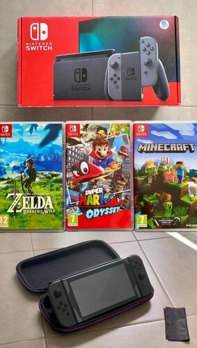 Περισσότερες πληροφορίες για "NINTENDO SWITCH (2019 EDITION) 32GB GREY μαζί με 3 Παιχνίδια"