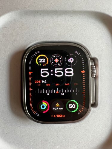 Περισσότερες πληροφορίες για "Apple Watch Ultra (49mm/Τιτάνιο/Τιτάνιο)"