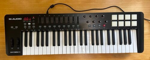 Περισσότερες πληροφορίες για "Πλήκτρα M-Audio Midi Keyboard Oxygen 49"