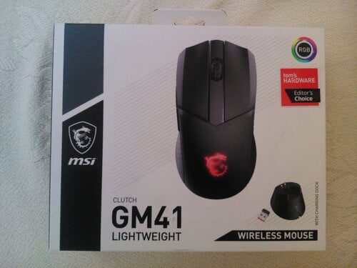 Περισσότερες πληροφορίες για "MSI Clutch GM41 Wireless Gaming Mouse"