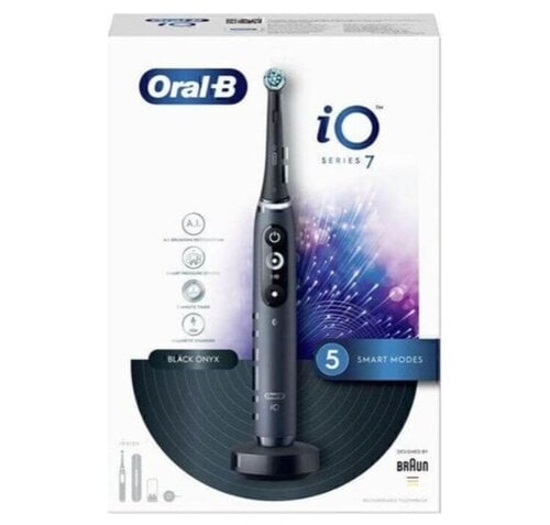 Περισσότερες πληροφορίες για "Oral B iO series 7 magnetic  black  onyx  super !! Προσφορά  καινούργια  στο κουτί  της  2 τελευταία"