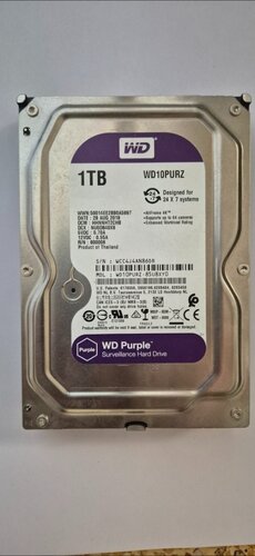 Περισσότερες πληροφορίες για "Western Digital Purple 1TB"