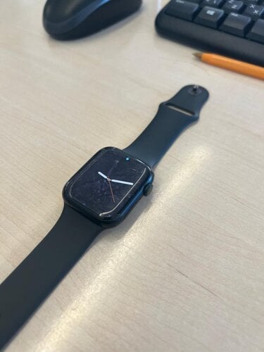 Περισσότερες πληροφορίες για "Apple Watch Series 7 (45mm/Μαύρο/Αλουμίνιο)"