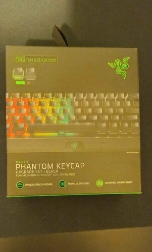 Περισσότερες πληροφορίες για "Razer Phantom Keycap Upgrade Set - Black"