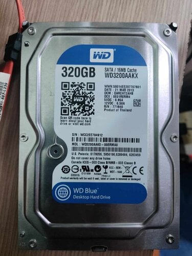 Περισσότερες πληροφορίες για "Δισκος hdd 320gb WD"